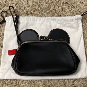 Disney x Coach 1941 Glovetanned Wristlet/Clutch